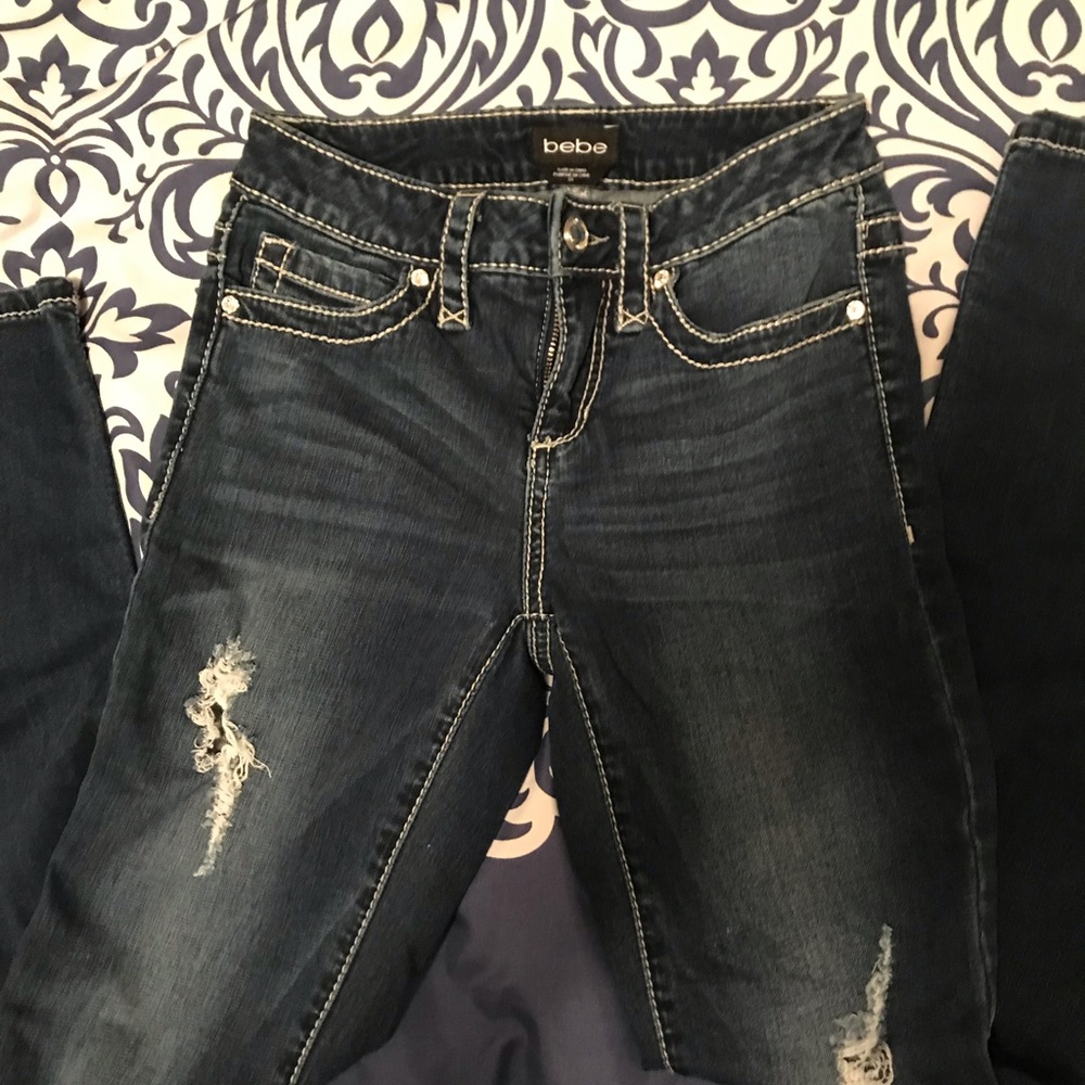 Bebe skinny jeans